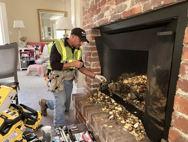 Safe screening installation by Palm Coast Chimney Sweep in Palm Coast, FL