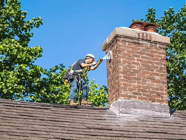 Palm Coast Chimney Sweep performing an inspection with advanced tools in Palm Coast, FL