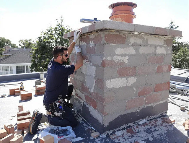 Advanced chimney repair process by Palm Coast Chimney Sweep in Palm Coast, FL
