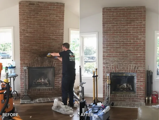 Finished chimney sweeping service by Palm Coast Chimney Sweep in Palm Coast, FL