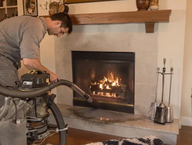 Routine fireplace upkeep by Palm Coast Chimney Sweep in Palm Coast, FL